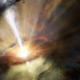 Artist’s concept of the new feeding method (Image: NRAO/AUI/NSF; D. Berry / SkyWorks; ALMA (ESO/NAOJ/NRAO))